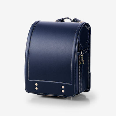 Cowhide Randoseru Cowhide in Deep Blue Made in Japan