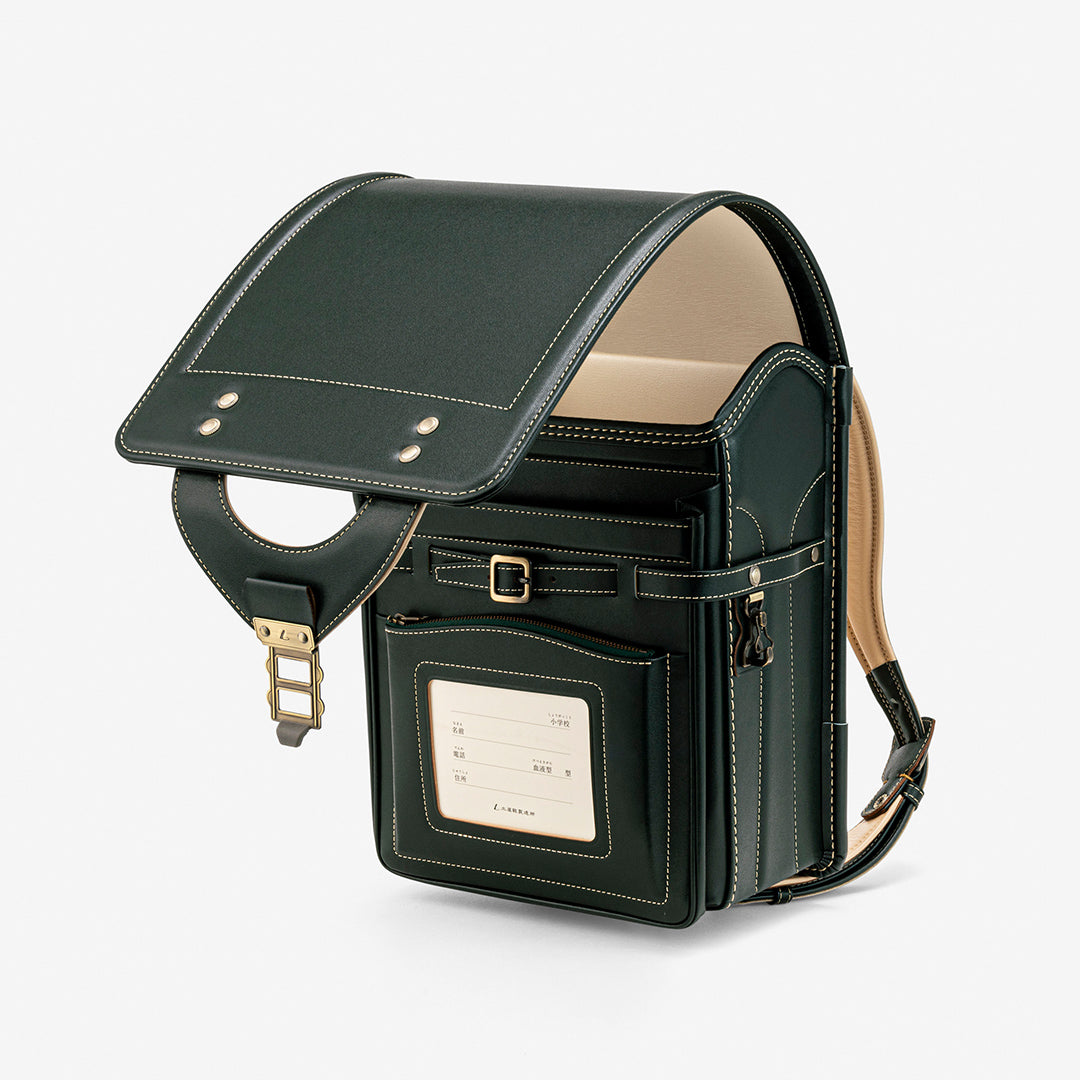 Cowhide Randoseru Cowhide in Deep Green Made in Japan