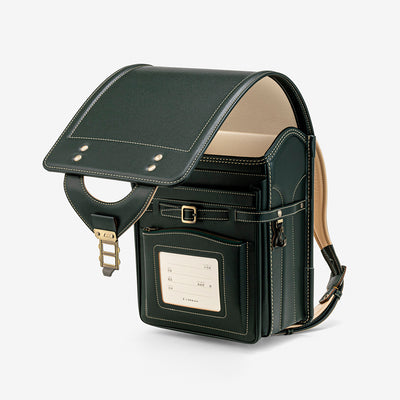 Cowhide Randoseru Cowhide in Deep Green Made in Japan