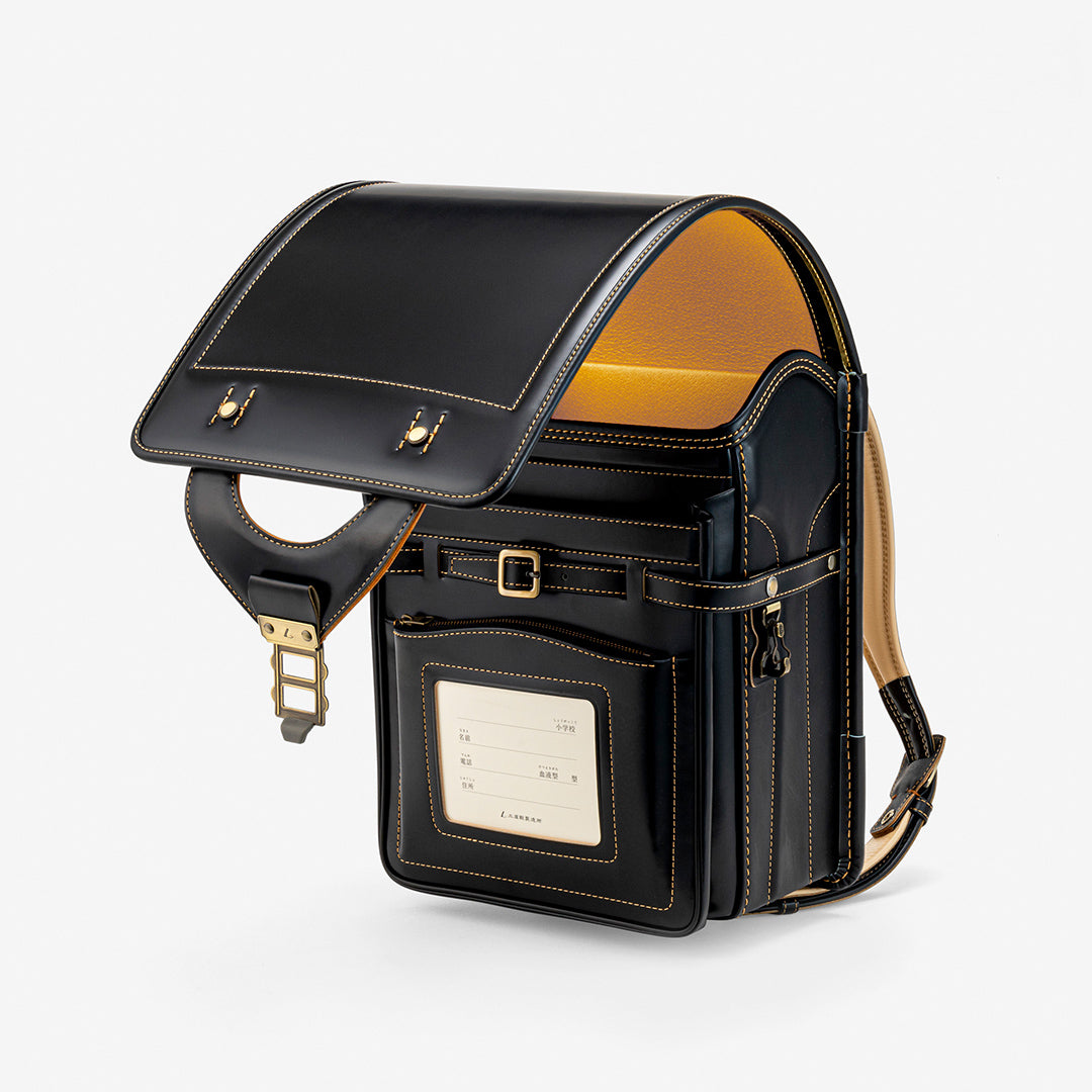 Cordovan Randoseru Cordovan in Dark Black Made in Japan