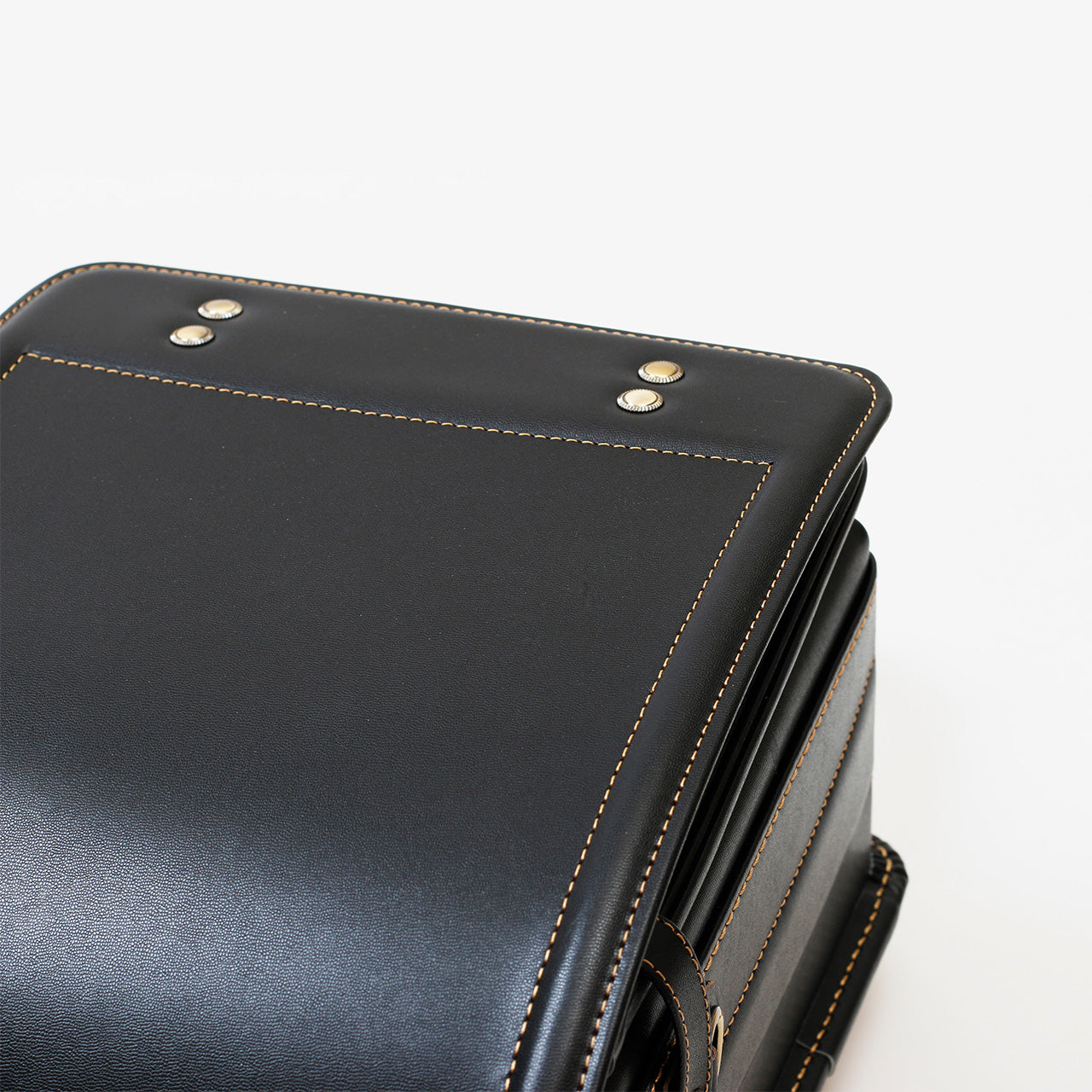 Cowhide Randoseru Cowhide in Black x Amber Made in Japan