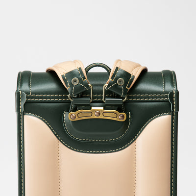 Cowhide Randoseru Cowhide in Deep Green Made in Japan