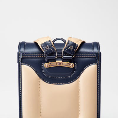 Cowhide Randoseru Cowhide in Deep Blue Made in Japan