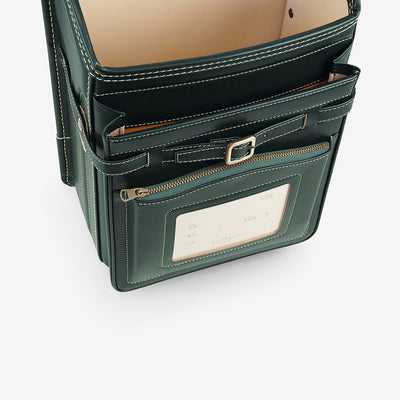 Cowhide Randoseru Cowhide in Deep Green Made in Japan