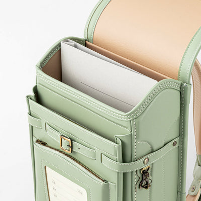 Cowhide Randoseru Cowhide in Deep Green Made in Japan