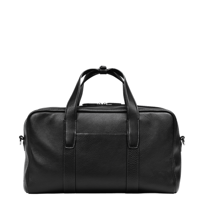 Steerhide (Soft Nume Leather) Tone Nume Weekender Bag in Stone Made in Japan