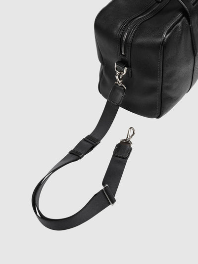 Steerhide (Soft Nume Leather) Tone Nume Weekender Bag in Stone Made in Japan