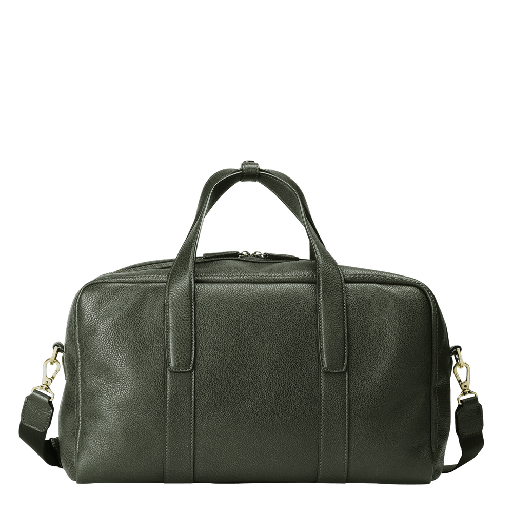 Steerhide  Tone Nume Weekender Bag in Dark Olive Made in Japan