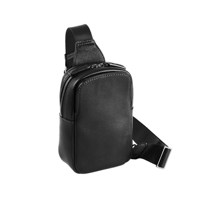 Steerhide (Soft Nume Leather) Tone Nume Small Crossbody Bag in Stone Made in Japan