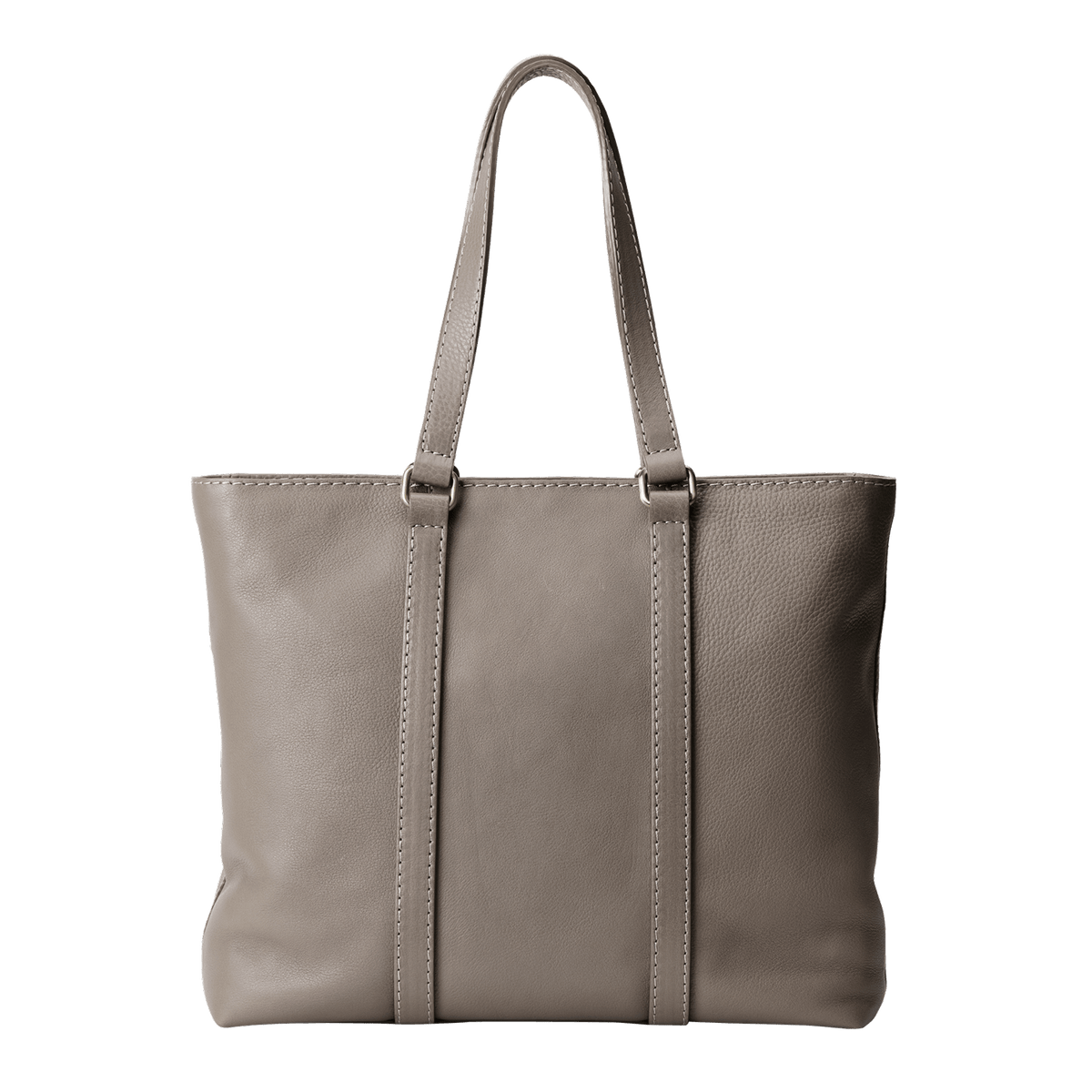 Steerhide (Soft Nume Leather) Tone Nume Daily Tote in Stone Made in Japan