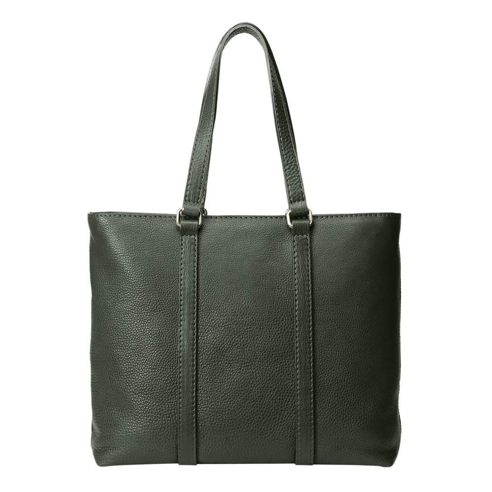 Steerhide  Tone Nume Daily Tote in Dark Olive Made in Japan