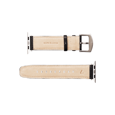 Steerhide (Soft Nume Leather) Tone Nume Apple Watch Leather Band in Stone Made in Japan