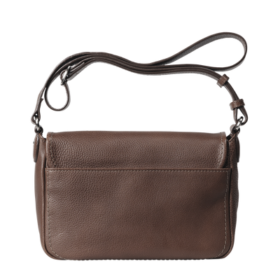 Steerhide (Soft Nume Leather) Tone Nume Medium Shoulder in Stone Made in Japan