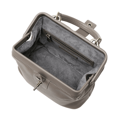 Steerhide (Soft Nume Leather) Tone Nume Doctor Bag in Stone Made in Japan