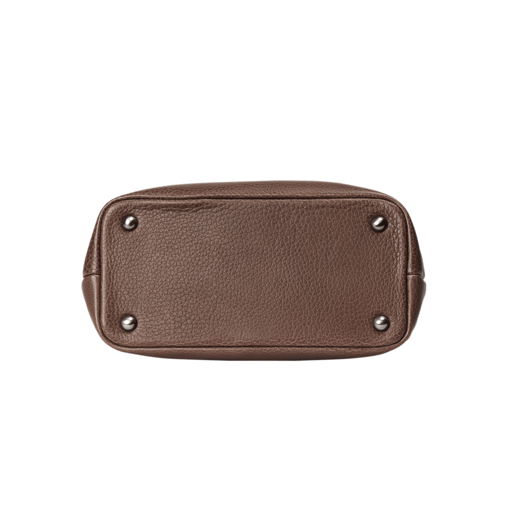 Steerhide (Soft Nume Leather) Tone Nume Doctor Bag in Stone Made in Japan