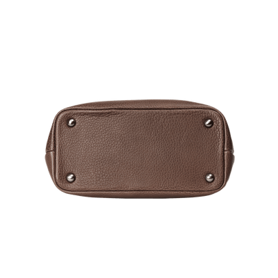 Steerhide (Soft Nume Leather) Tone Nume Doctor Bag in Stone Made in Japan