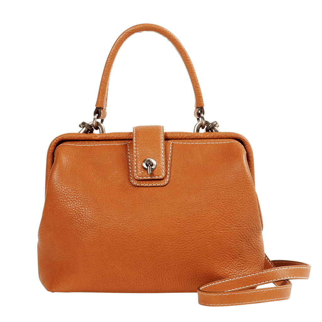 Pratesi Aged Leather Doctor's Handbag