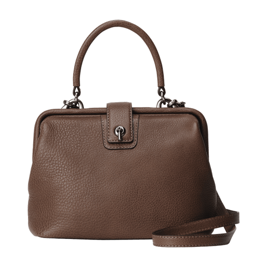 Steerhide  Tone Nume Doctor Bag in Medium Brown Made in Japan