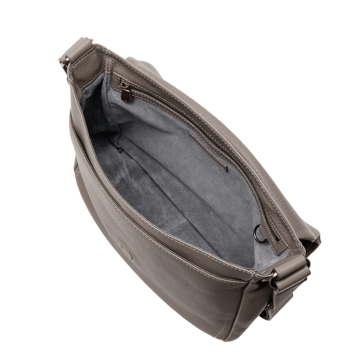 Steerhide (Soft Nume Leather) Tone Nume Shoulder Bag in Stone Made in Japan