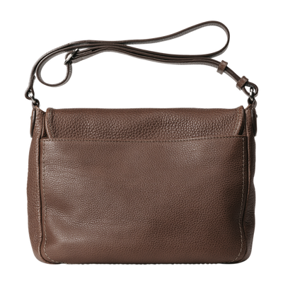 Steerhide  Tone Nume Shoulder Bag in Medium Brown Made in Japan