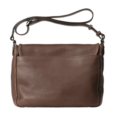 Steerhide (Soft Nume Leather) Tone Nume Shoulder Bag in Stone Made in Japan