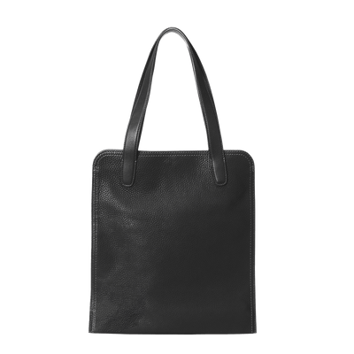 Steerhide  Tone Nume Slim Tote in Dark Olive Made in Japan