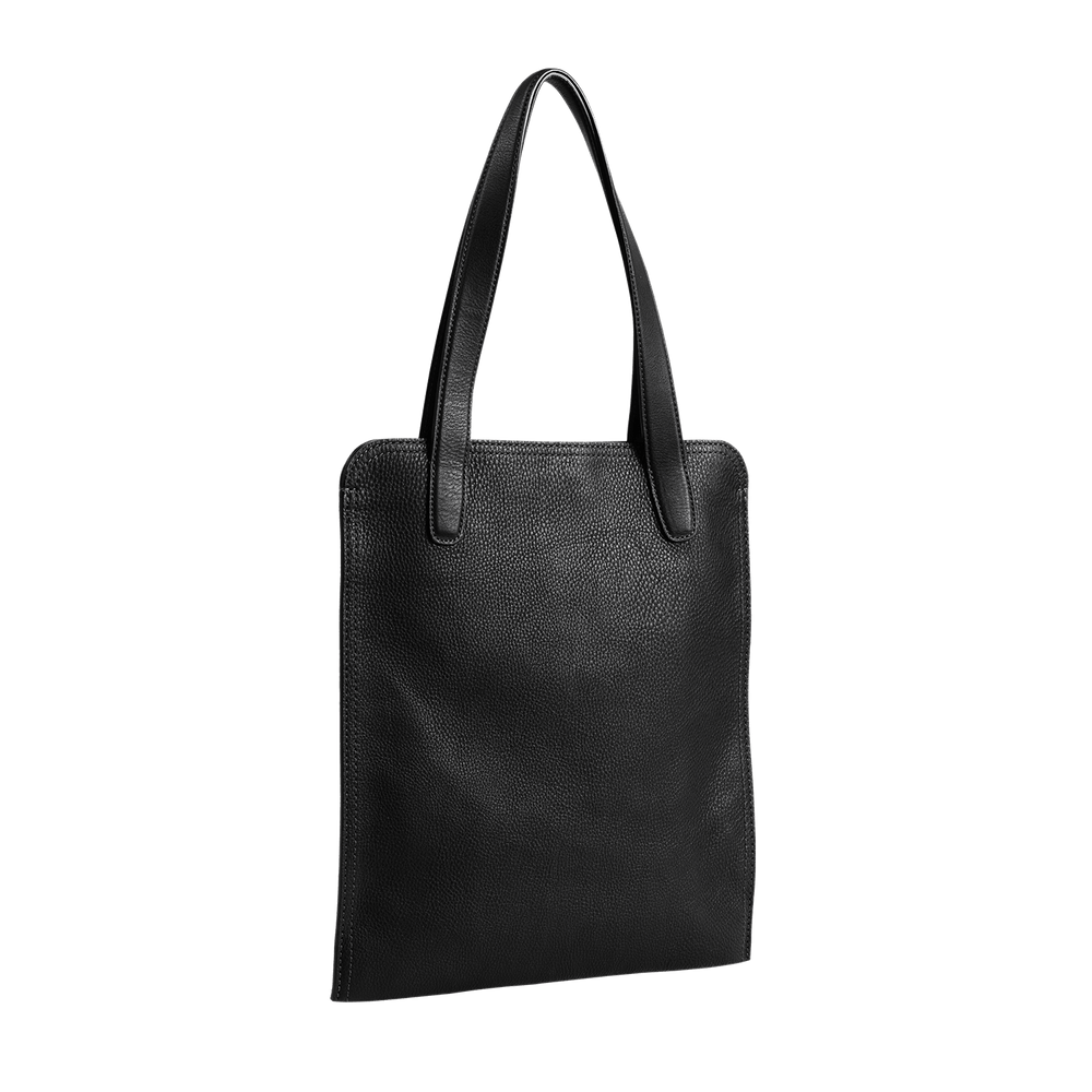 Steerhide  Tone Nume Slim Tote in Dark Olive Made in Japan