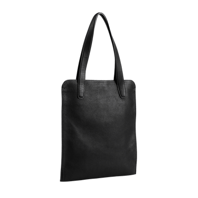 Steerhide  Tone Nume Slim Tote in Dark Olive Made in Japan