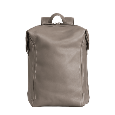 Steerhide (Soft Nume Leather) Tone Nume Medium Backpack in Stone Made in Japan