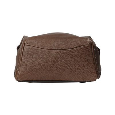 Steerhide (Soft Nume Leather) Tone Nume Medium Backpack in Stone Made in Japan