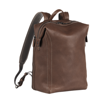 Steerhide  Tone Nume Medium Backpack in Medium Brown Made in Japan