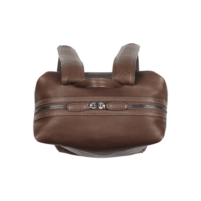 Steerhide  Tone Nume Medium Backpack in Medium Brown Made in Japan