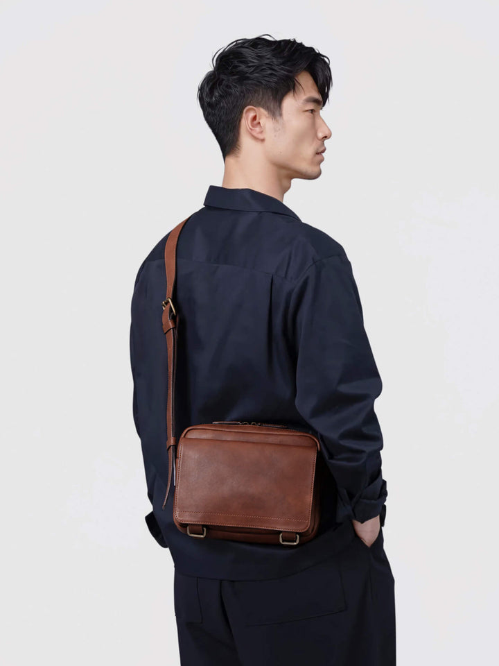 Roadster Small Crossbody Bag | Leather Crossbody Bag | Tsuchiya