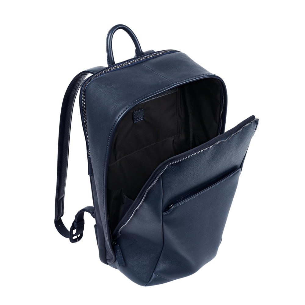 Steerhide  Vainno Round Backpack Waterproof in Dark Navy Made in Japan