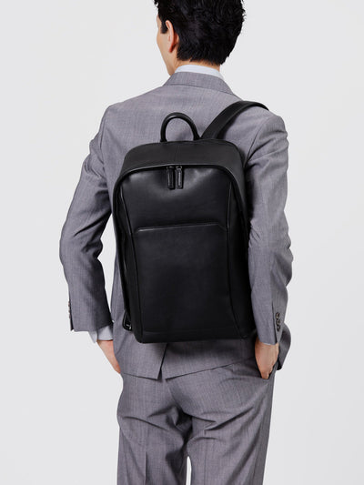 Steerhide  Vainno Round Backpack Waterproof in Dark Navy Made in Japan