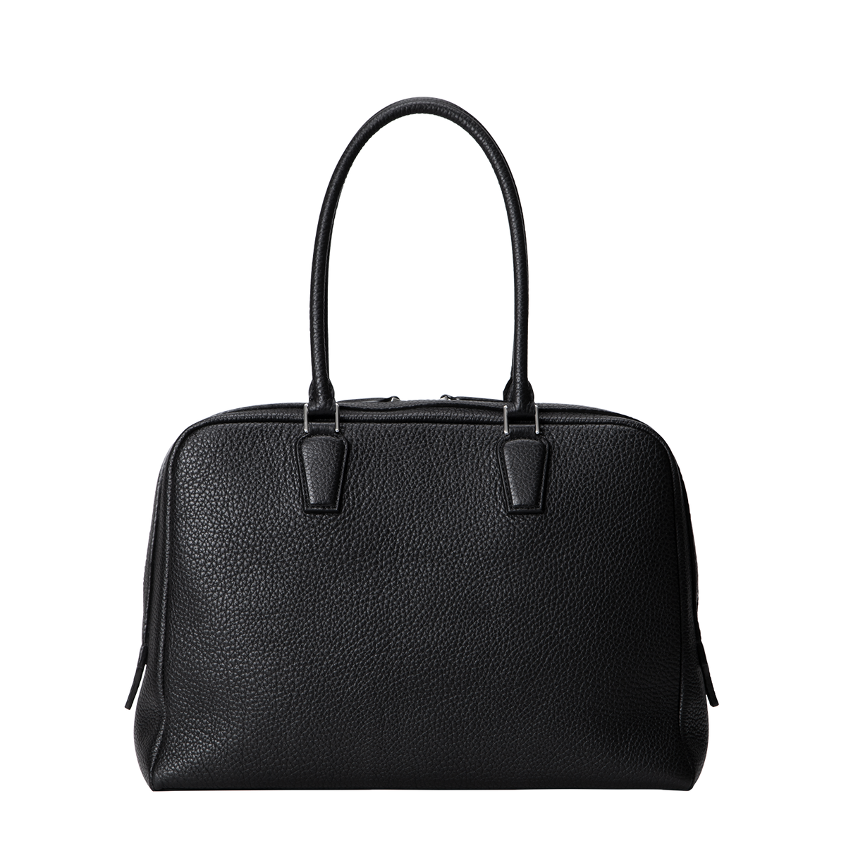 Cowhide (Italian Shrink Leather) TSUCHIYA Class BelleAube Boston in Gray Made in Japan