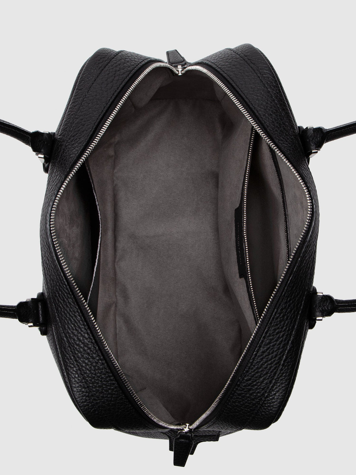 Cowhide (Italian Shrink Leather) TSUCHIYA Class BelleAube Boston in Black Made in Japan