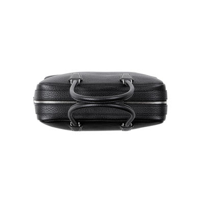 Cowhide (Italian Shrink Leather) TSUCHIYA Class BelleAube Boston in Gray Made in Japan