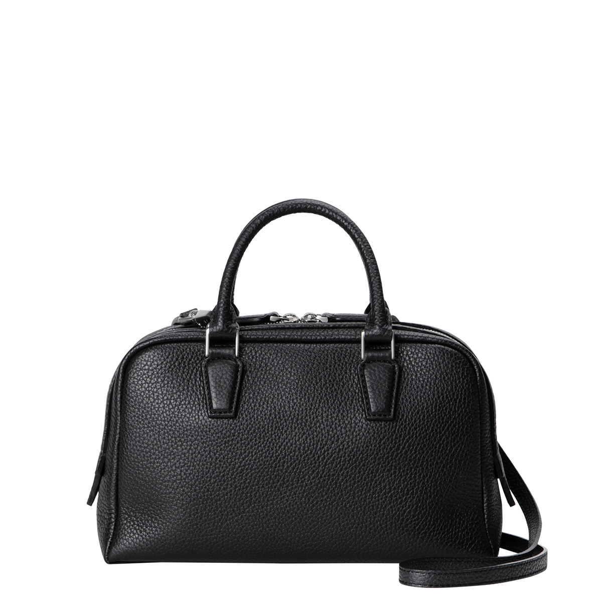 Cowhide (Italian Shrink Leather) TSUCHIYA Class BelleAube 2Way Mini Boston in Black Made in Japan