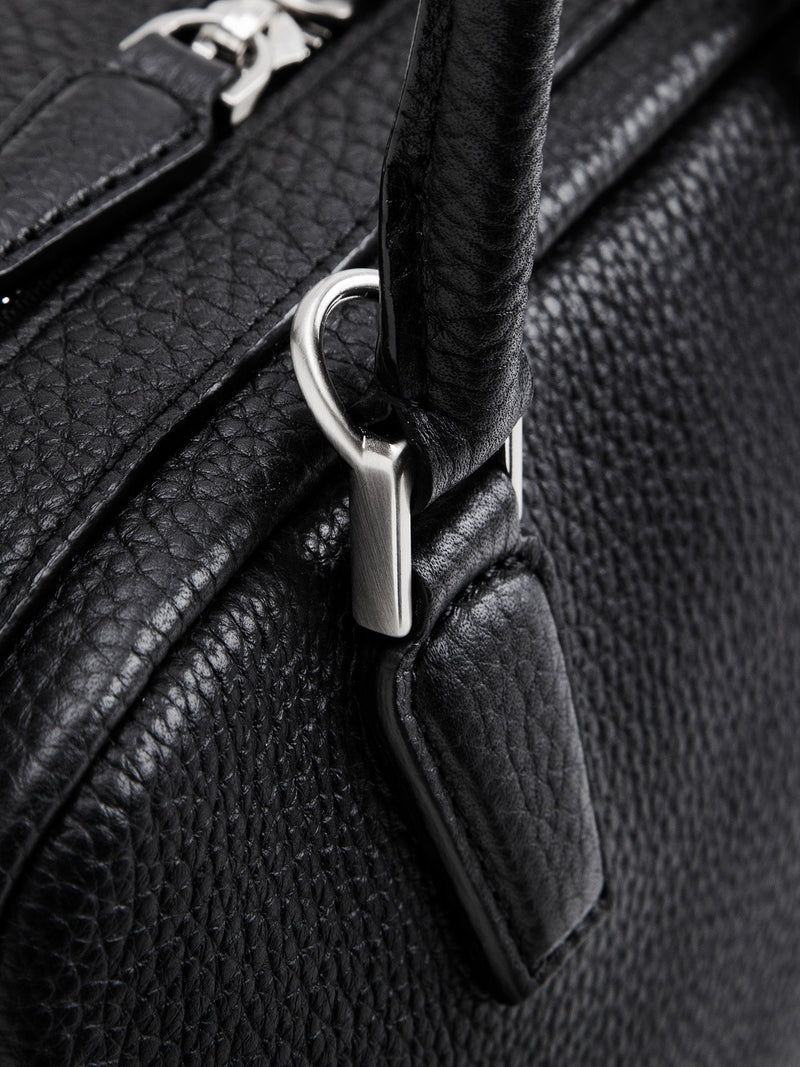 Cowhide (Italian Shrink Leather) TSUCHIYA Class BelleAube 2Way Mini Boston in Black Made in Japan