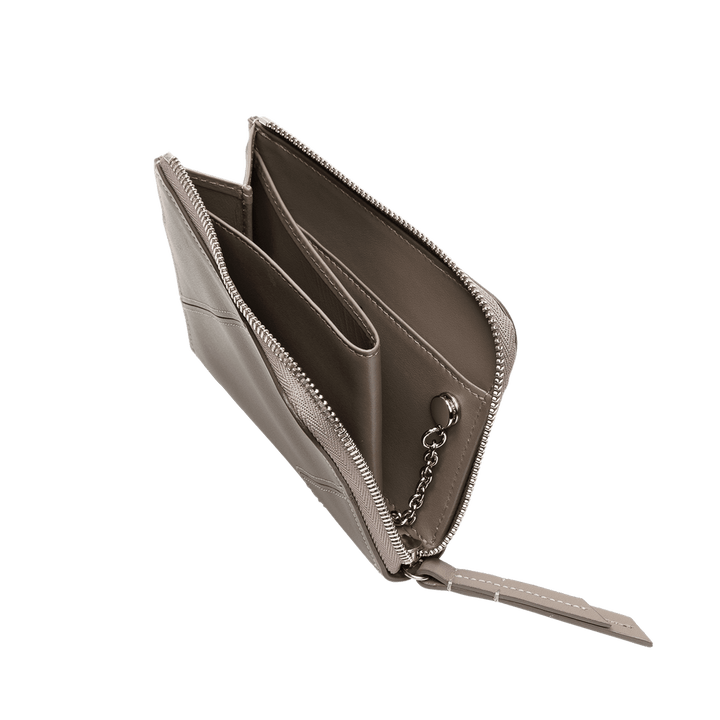 T Logo L Zip Wallet with Keychain - T Logo - –Timeless Leather