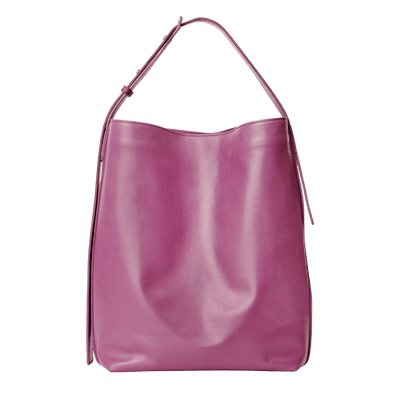 Steerhide  Atlow Bucket Tote in Dark Rose Made in Japan