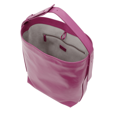 Steerhide  Atlow Bucket Tote in Dark Rose Made in Japan