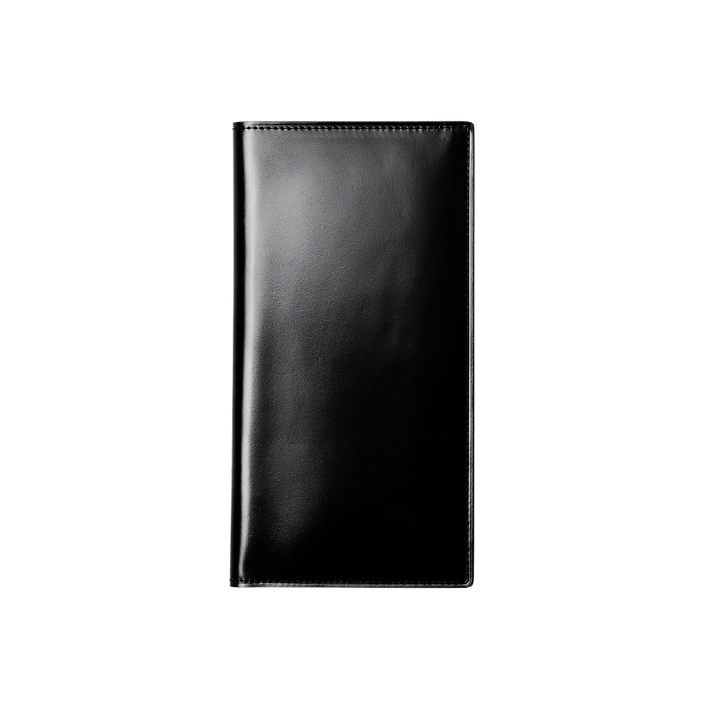 Cordovan Coin Pocket Long Slim Wallet