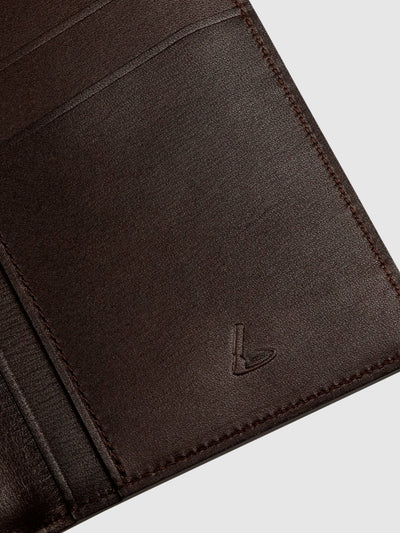 Cordovan Cordovan Coin Pocket Long Slim Wallet in Brown Made in Japan