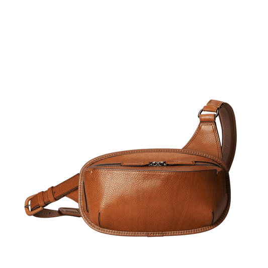 Cowhide  TSUCHIYA Legacy Crossbody in Brown Made in Japan