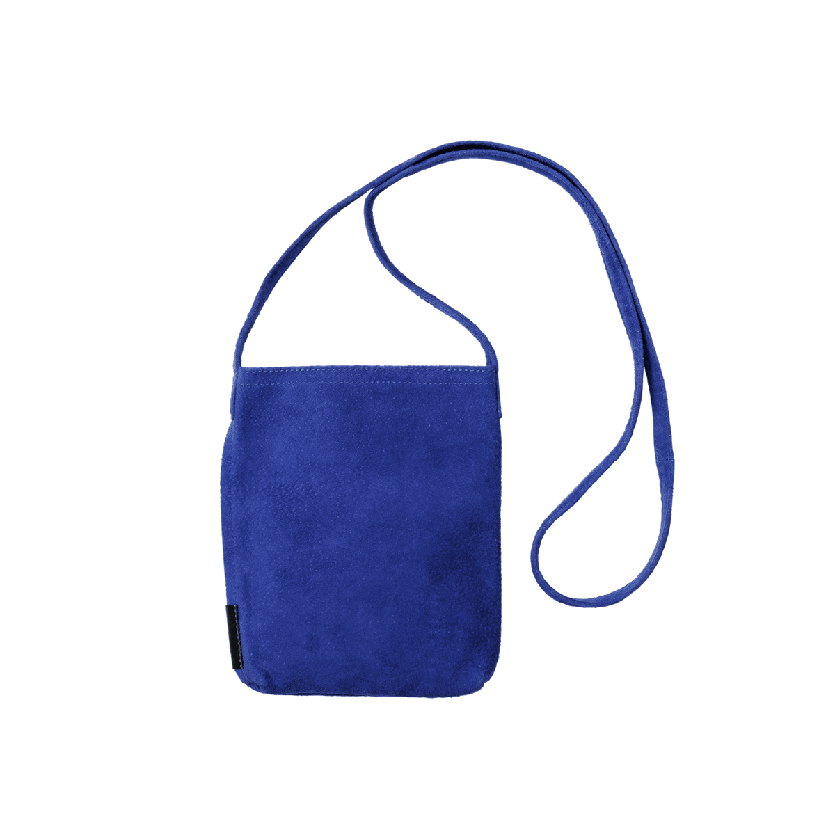 Pig Suede (Soft Pig Suede) Suede Mini Shoulder in Blue Made in Japan