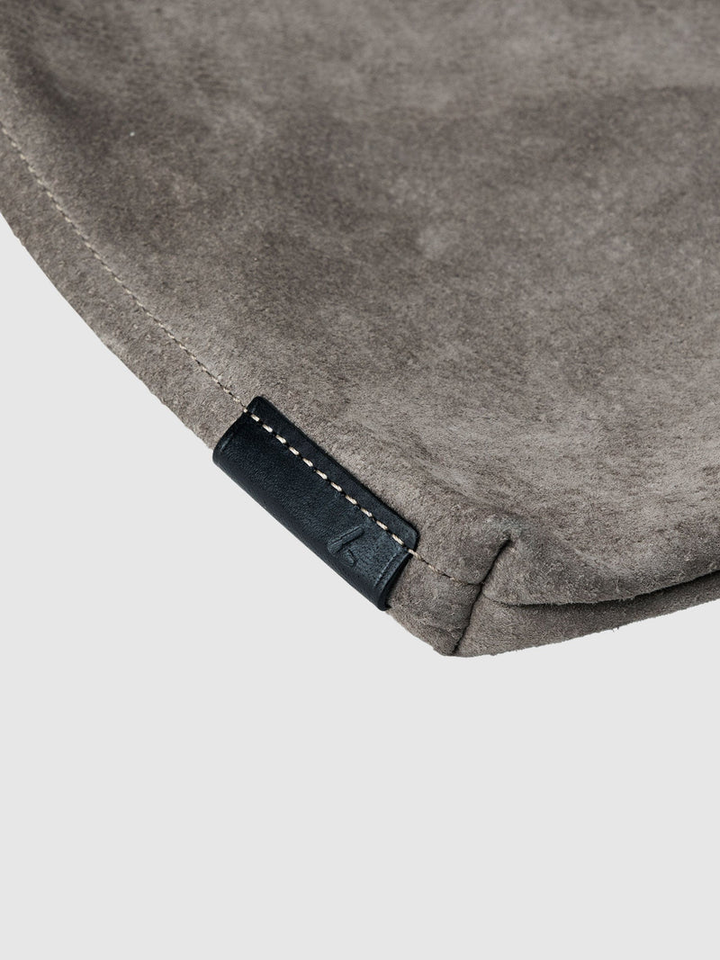 Pig Suede (Soft Pig Suede) Suede Mini Shoulder in Blue Made in Japan