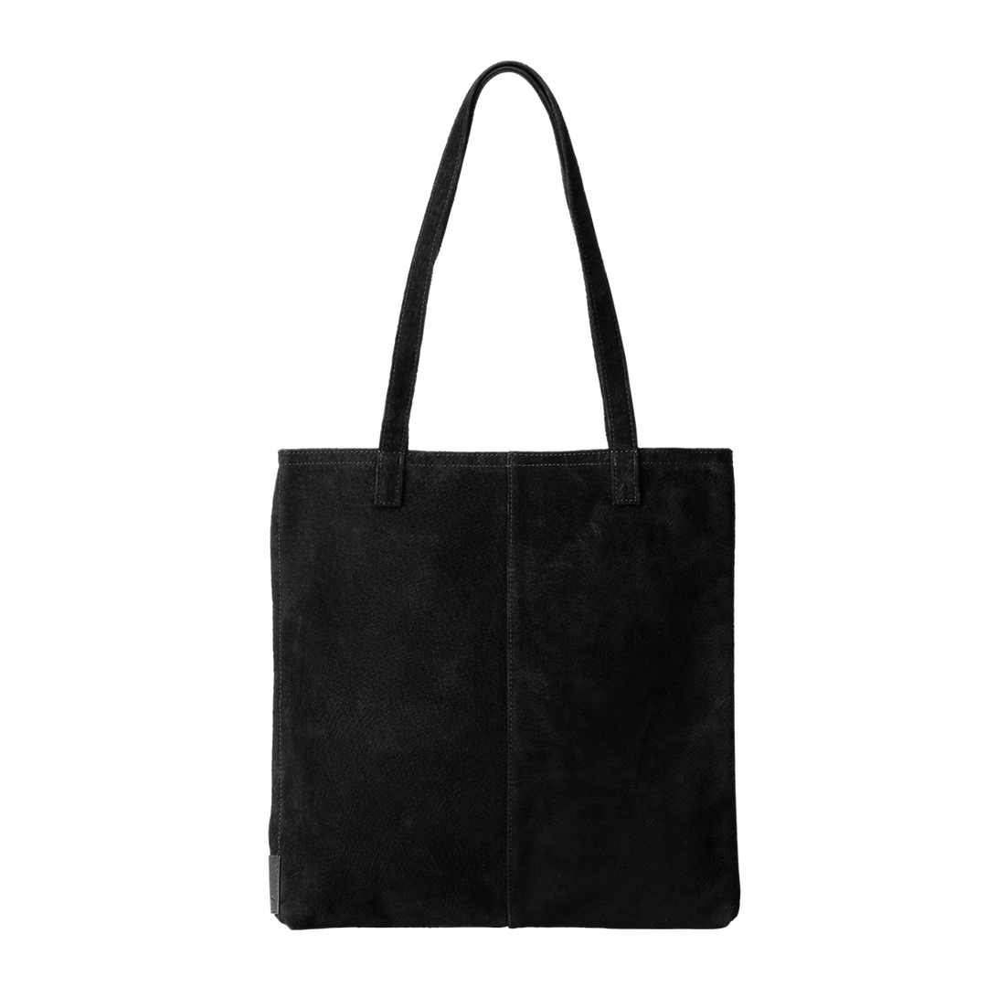 tenon 新型トートバッグ　SUEDE BLACK Suede Tote | Suede Leather Tote | Tsuchiya Kaban –Timeless Leather