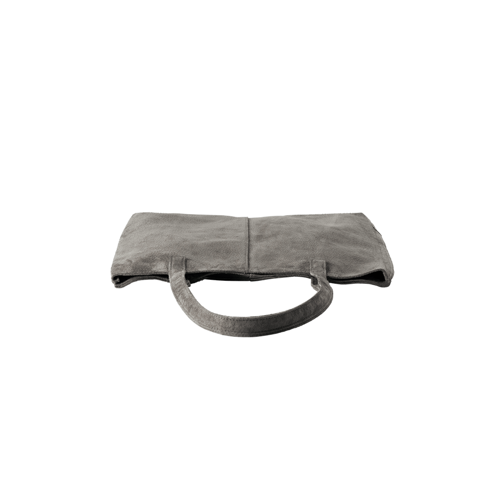 Pig Suede (Soft Pig Suede) Suede Tote in Blue Made in Japan